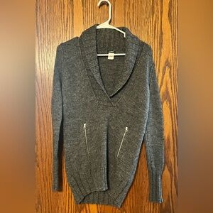 Gray J Crew sweater XS